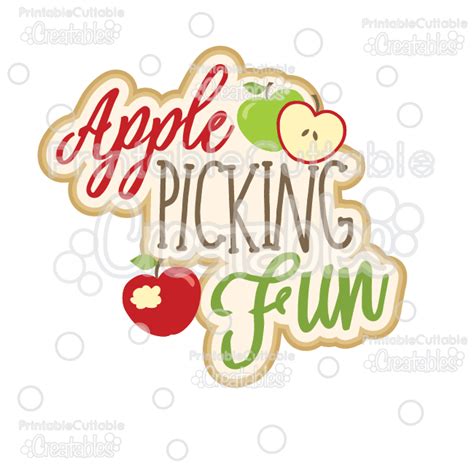 Download Free Apple Picking SVG Cut File Easy Edite