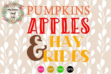 Download Free Apples Hayrides Fall / SVG PNG DXF DXF Files