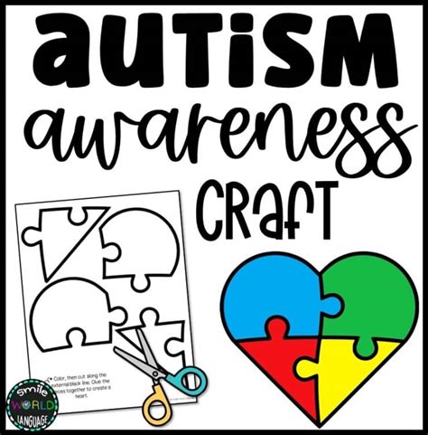 Download Free April Is Autism Awareness Month For Crafts