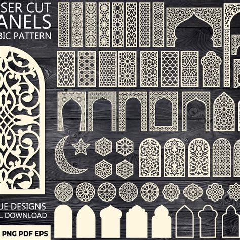 Download Free Arabic Pattern Pack DXF Files