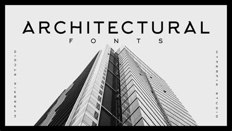 Free Architectural Fonts