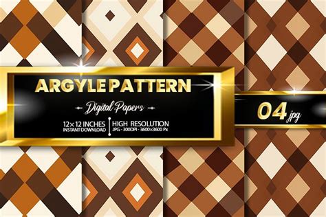 Download Free Argyle Digital Papers DXF Files