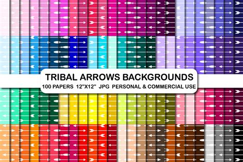 Download Free Arrows Digital Paper Creativefabrica For Crafts