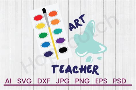 Download Free Art Teacher - SVG File, DXF File Files DXF Files