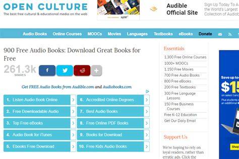 Free Audio Books Selection