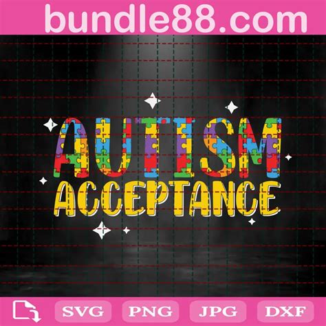 Download Free Autism Acceptance DXF Files