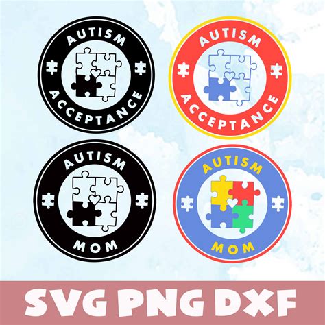 Download Free Autism Bundle SVG Cut File Creativefabrica DXF Files