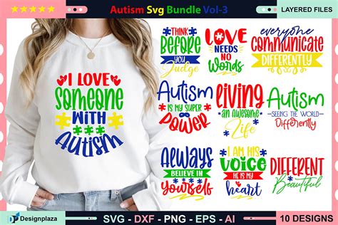 Download Free Autism Bundle SVG Cut File Creativefabrica For Crafts
