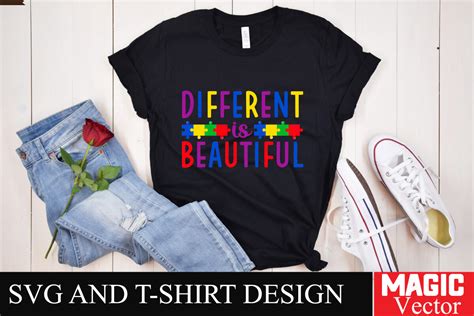 Download Free Autism Different Is Beautiful SVG Cut File Images