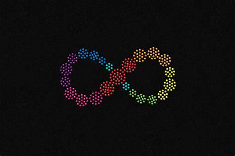 Download Free Autism Infinity Spectrum Rhinestone Template | SVG | PNG | DXF Silhouette DXF Files