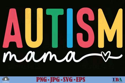 Download Free Autism Mama SVG Cut File for Autism Awareness Files DXF Files