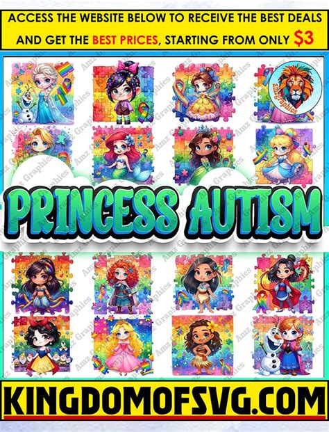 Download Free Autism Princess For Silhouette