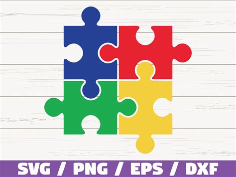 Download Free Autism Puzzle SVG Cut File Commercial Use For Crafts