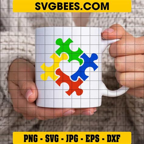Download Free Autism Puzzle SVG Cut File Easy Edite