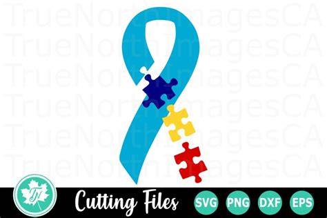 Download Free Autism Ribbon SVG Cut File For Cricut