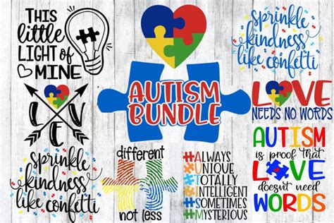 Download Free Autism SVG Bundle Easy Edite