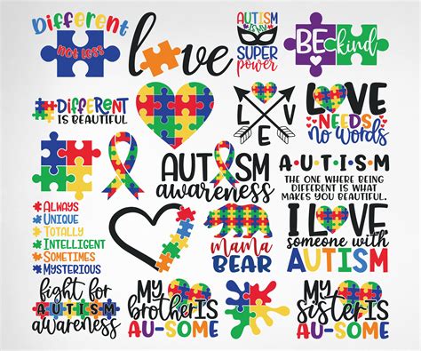 Download Free Autism SVG Bundle for Cricut Machine