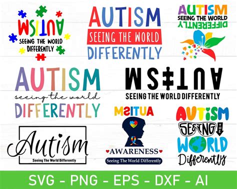 Download Free Autism Seeing The World Differently Files DXF Files