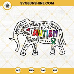Download Free Autism Words Creativefabrica DXF Files