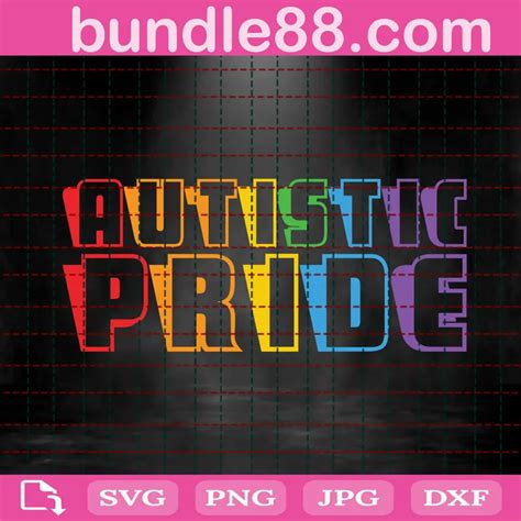 Download Free Autistic Pride Silhouette DXF Files