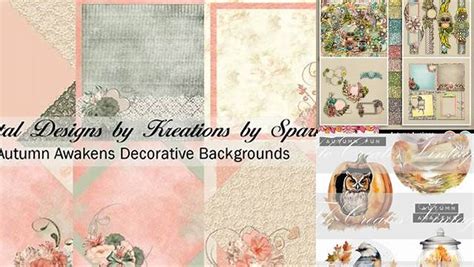 Download Free Autumn Awakens Decorative Backgrounds Crafts