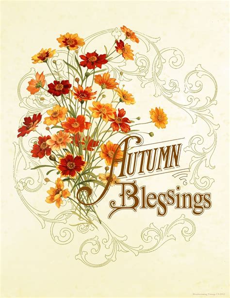 Download Free Autumn Blessings Printable