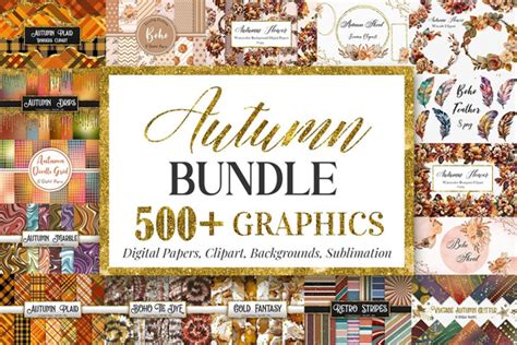 Download Free Autumn Pack Creativefabrica
