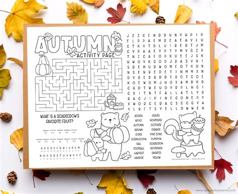 Download Free Autumn Pack Printable