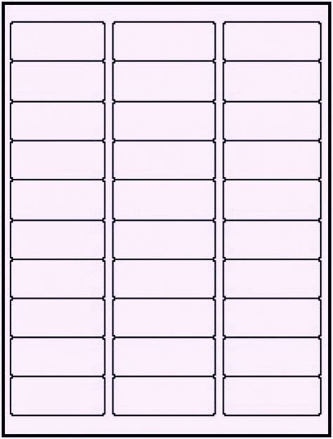 Free Avery 5160 Address Label Template
