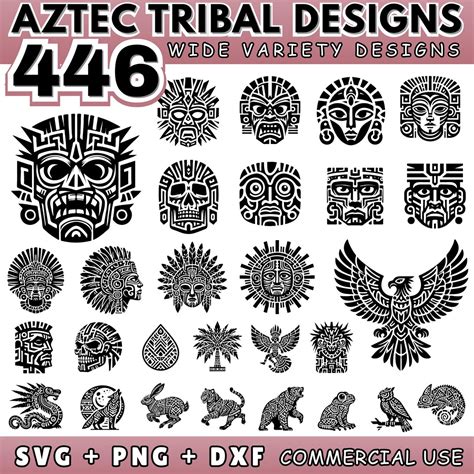 Download Free Aztec Patterns - Tribal Backgrounds Commercial Use DXF Files
