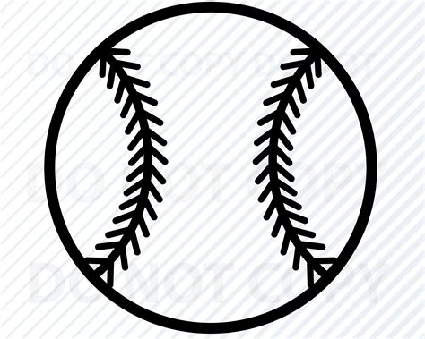 Download Free BASEBALL SHILOUETTE Cut Files