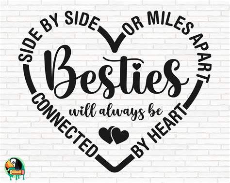Download Free BESTIES ALWAYS svg DXF Files