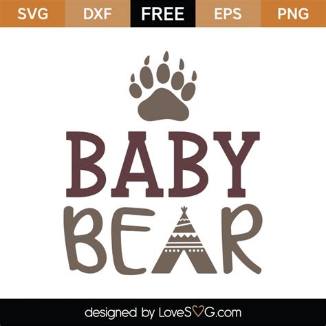 Download Free Baby Bear Files