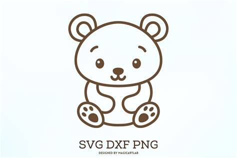 Download Free Baby Bear SVG For Crafts