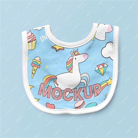 Download Free Baby Bib Mockup PSD Object Mockups
