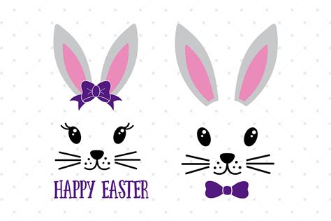 Download Free Baby Bunny Easter SVG Cut File Cut Files