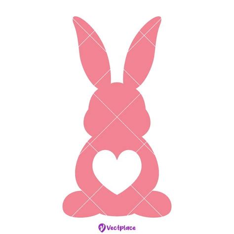 Download Free Baby Bunny Easter SVG Cut File Printable