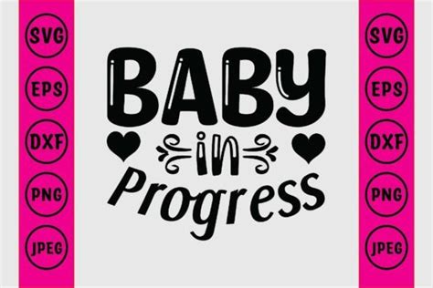 Download Free Baby In Progress For Crafts