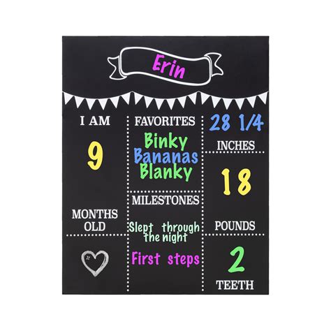 Download Free Baby Milestone Board Crafts