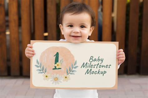 Download Free Baby Milestone Board Files Free PSD Mockups