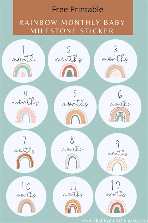 Download Free Baby Milestone Board Printable