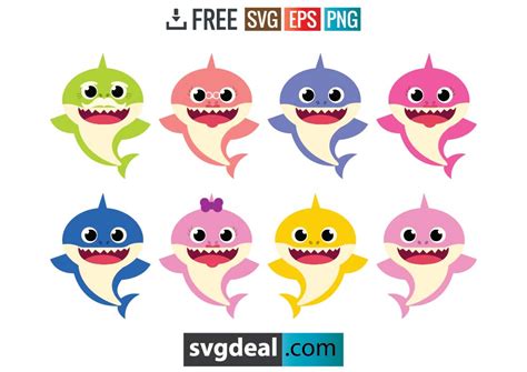 Download Free Baby Shark Cut Files