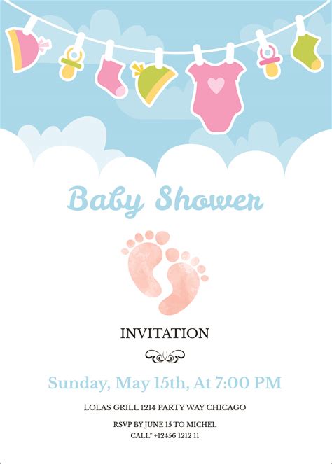 INSTANT DOWNLOAD It's a Boy Baby Shower by PaintTheDayDesigns