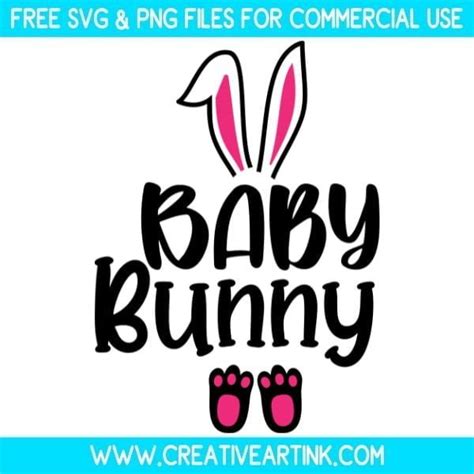 Download Free Baby bunny SVG Files