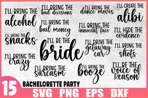 Download Free Bachelorette SVG Bundle Files