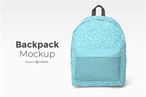 Download Free Backpack Mockup - Front View PSD for Branding