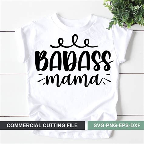 Download Free Badass mama SVG DXF Files