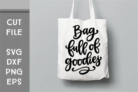 Download Free Bag Full Of Goodies SVG Cut File Printable