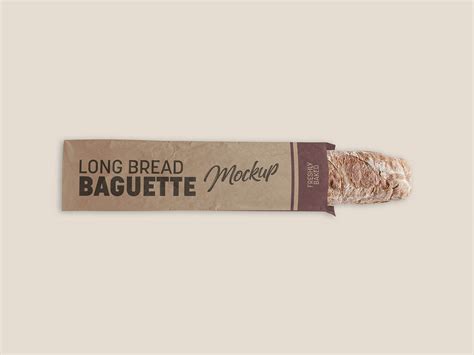 Download Free Baguette Bread with Label Mockup PSD PSD Yellowimages Free PSD Mockups