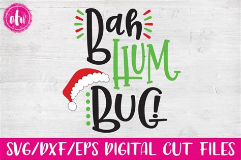 Download Free Bah Hum Bug / SVG PNG DXF DXF Files